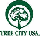 Image of the green Tree City Logo 