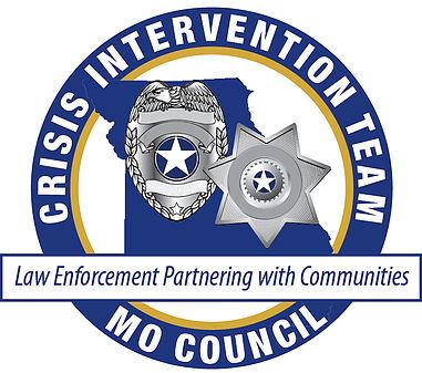 Logo that says "Crisis Intervention Team Mo Council Law enforcement partnering with Community"