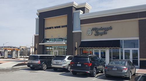 Photo of the exterior of Louie's Wine Dive and Meshuggah Bagels