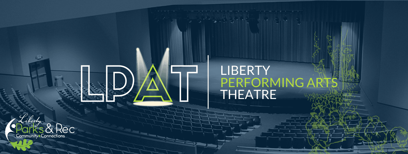 Website banner for the Liberty Performing Arts Theater