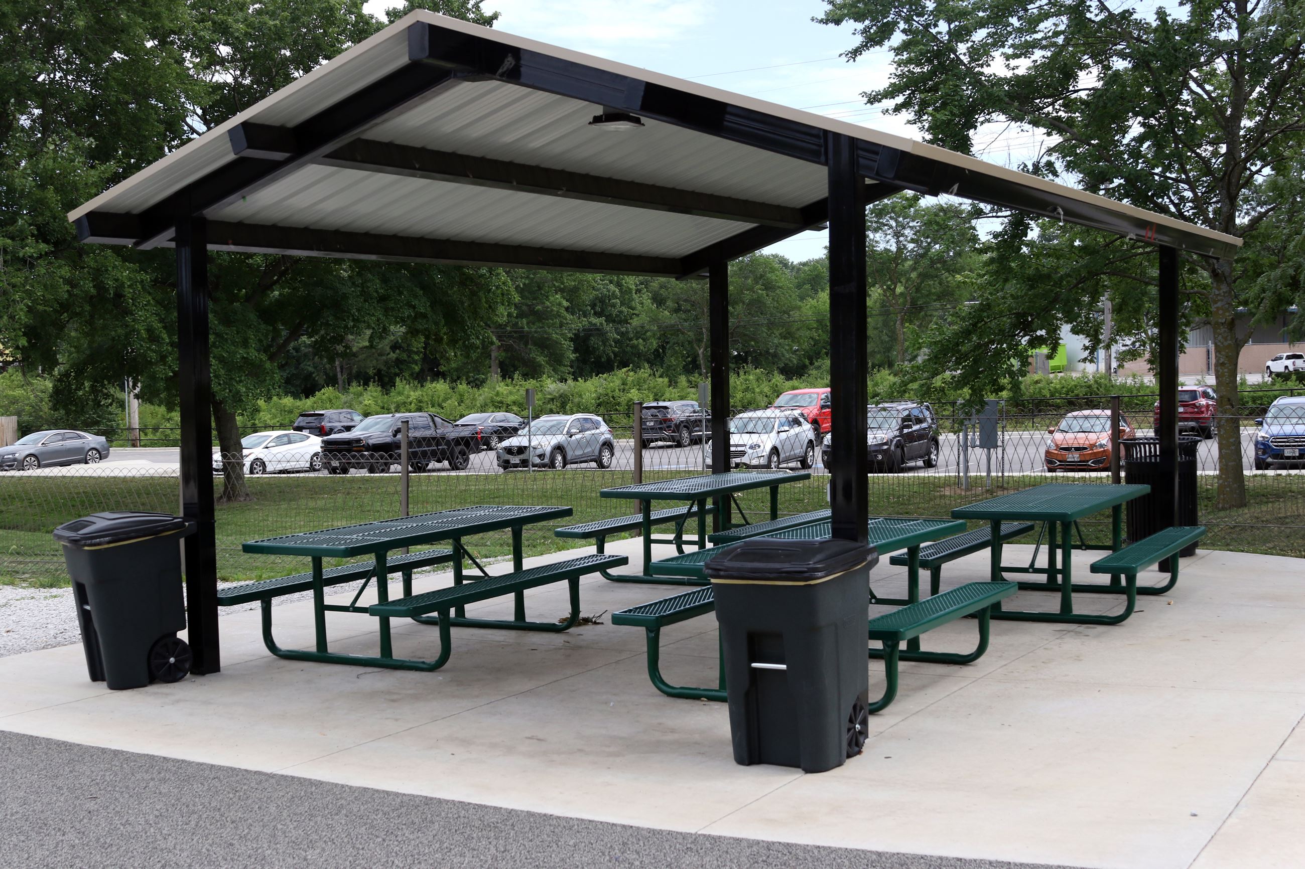 Photo of a shelter at a Liberty Park