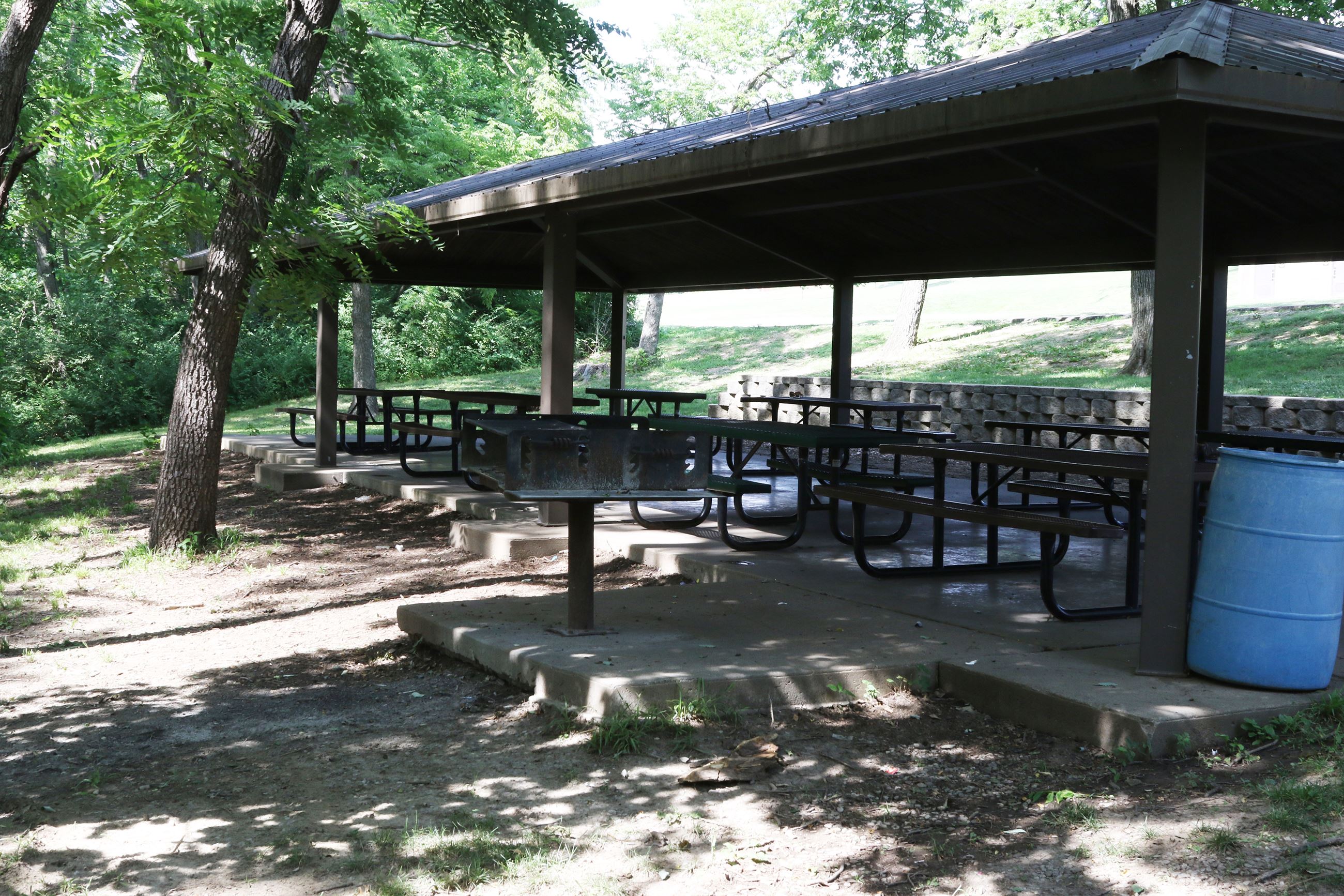 Photo of a shelter at a Liberty Park