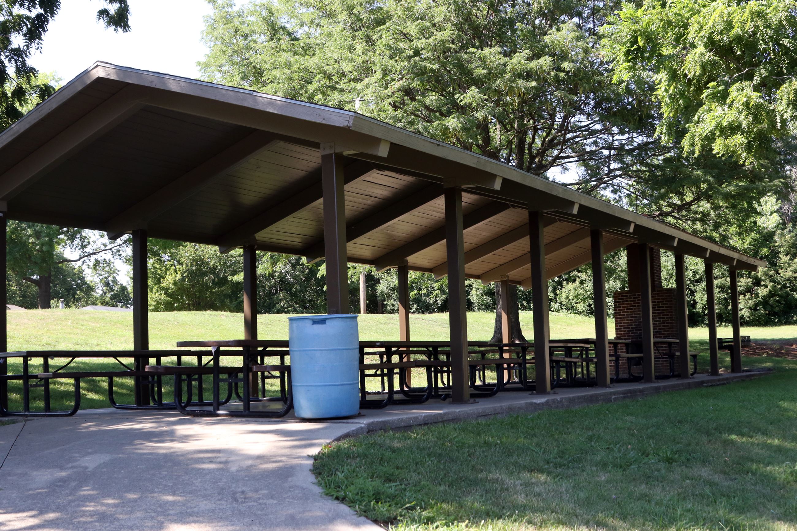Photo of a shelter at a Liberty Park