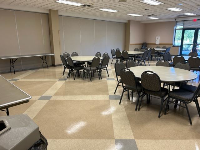 Photo of one of the rooms available at the LCC to be rented out