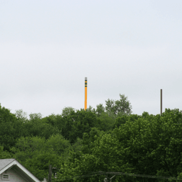 Photo of the Pencil Cell Tower