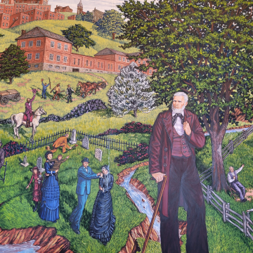 Photo of the Clay County Admin Mural