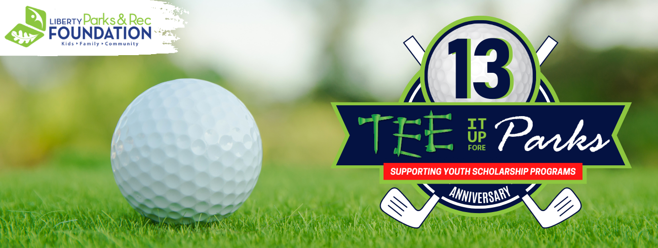 golf ball, Liberty Parks and rec foundation, 13 annual golf tournament anniversary