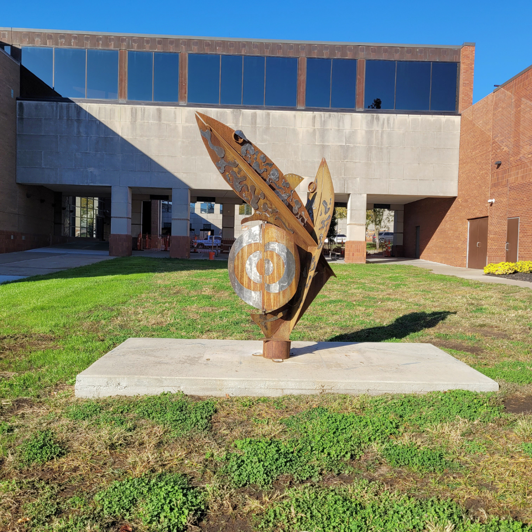 Brookie and Brown Sculpture